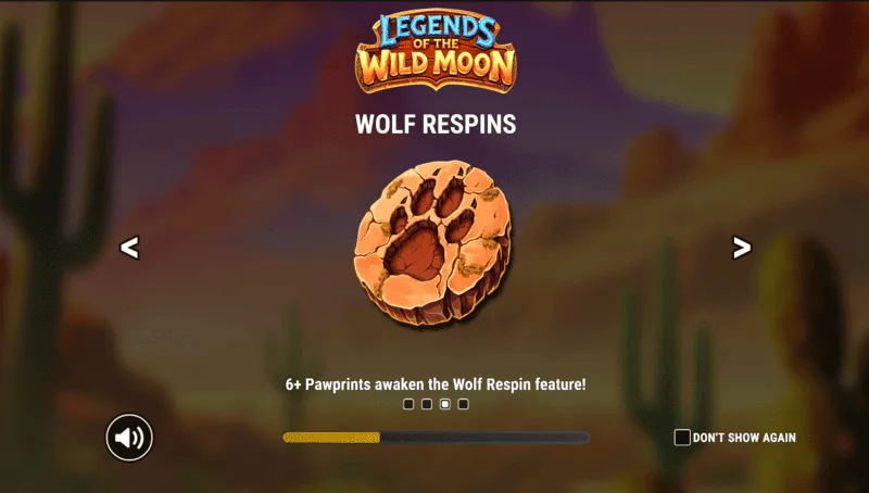 Legends of the Wild Moon - ekran główny z bębnami