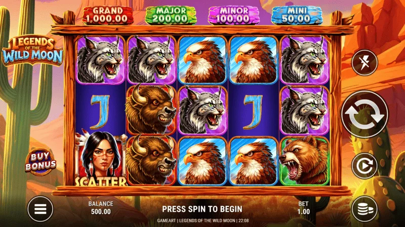 Legends of the Wild Moon - ekran gry 5×3